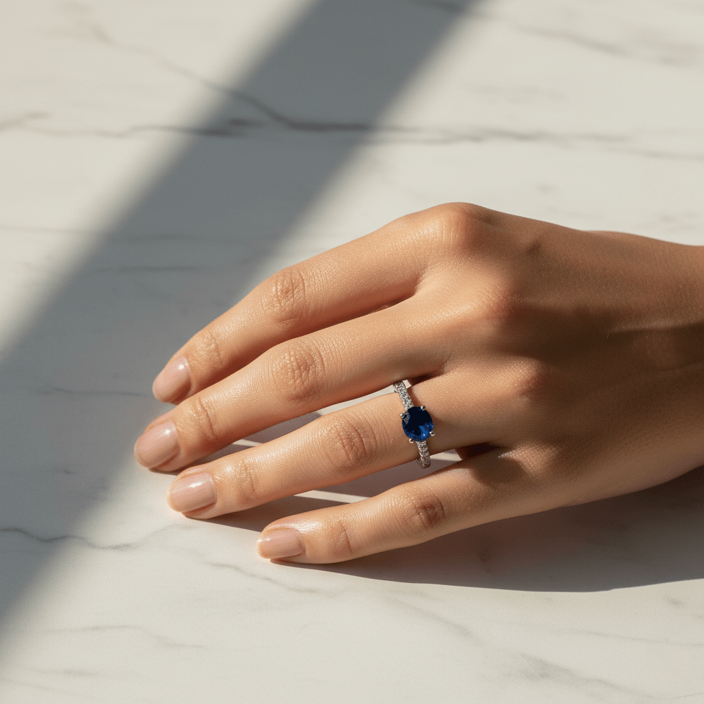 Blue Mirage Ring | Jewellery by Sparkles by Raaj