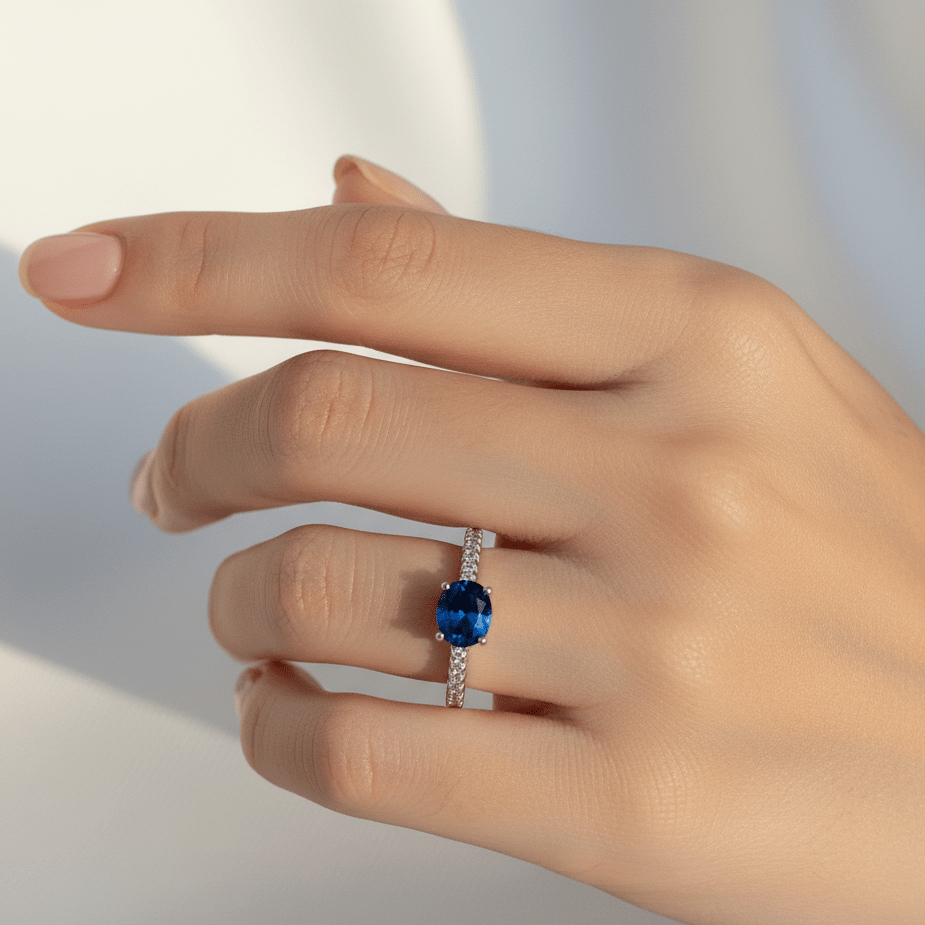 Blue Mirage Ring | Jewellery by Sparkles by Raaj