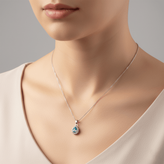 Crystal Bloom Pendant | Jewellery by Sparkles by Raaj