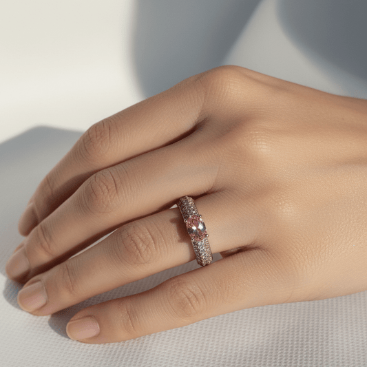 Pink Serenity Ring | Jewellery by Sparkles by Raaj