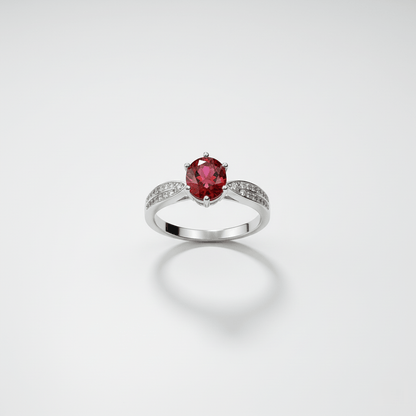 Red Muse Ring | Jewellery by Sparkles by Raaj