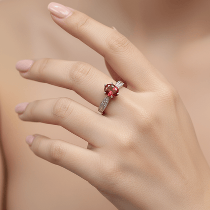Red Muse Ring | Jewellery by Sparkles by Raaj