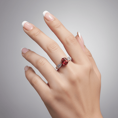 Red Muse Ring | Jewellery by Sparkles by Raaj